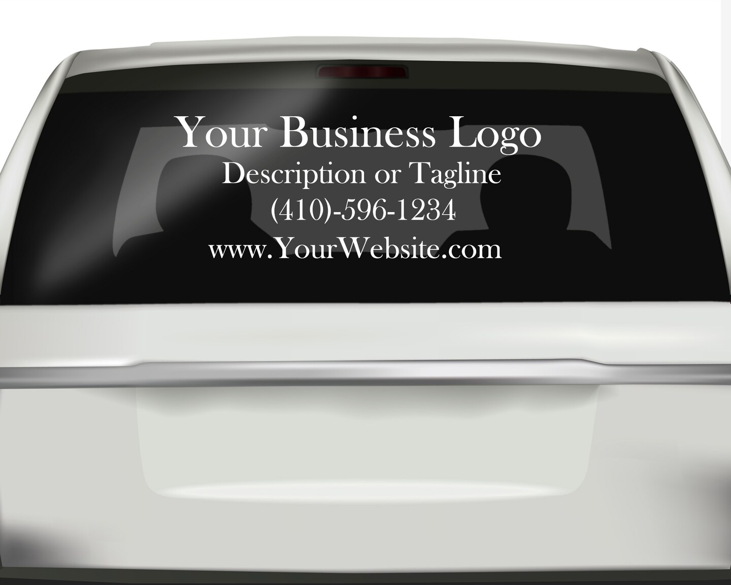 Custom Decal, Business Decal, Car Business Decal, Car Decal, Business ...