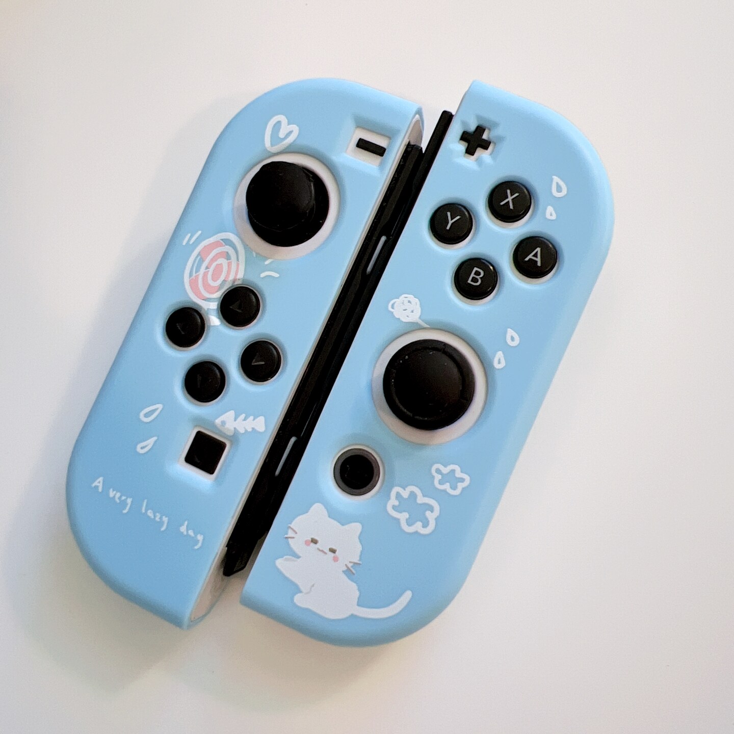 Starry Forest Cute Switch Joycon shell cases, Soft kawaii switch