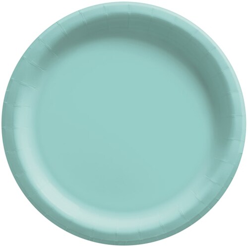 Robin&#x27;s Egg Blue Round Paper Plates