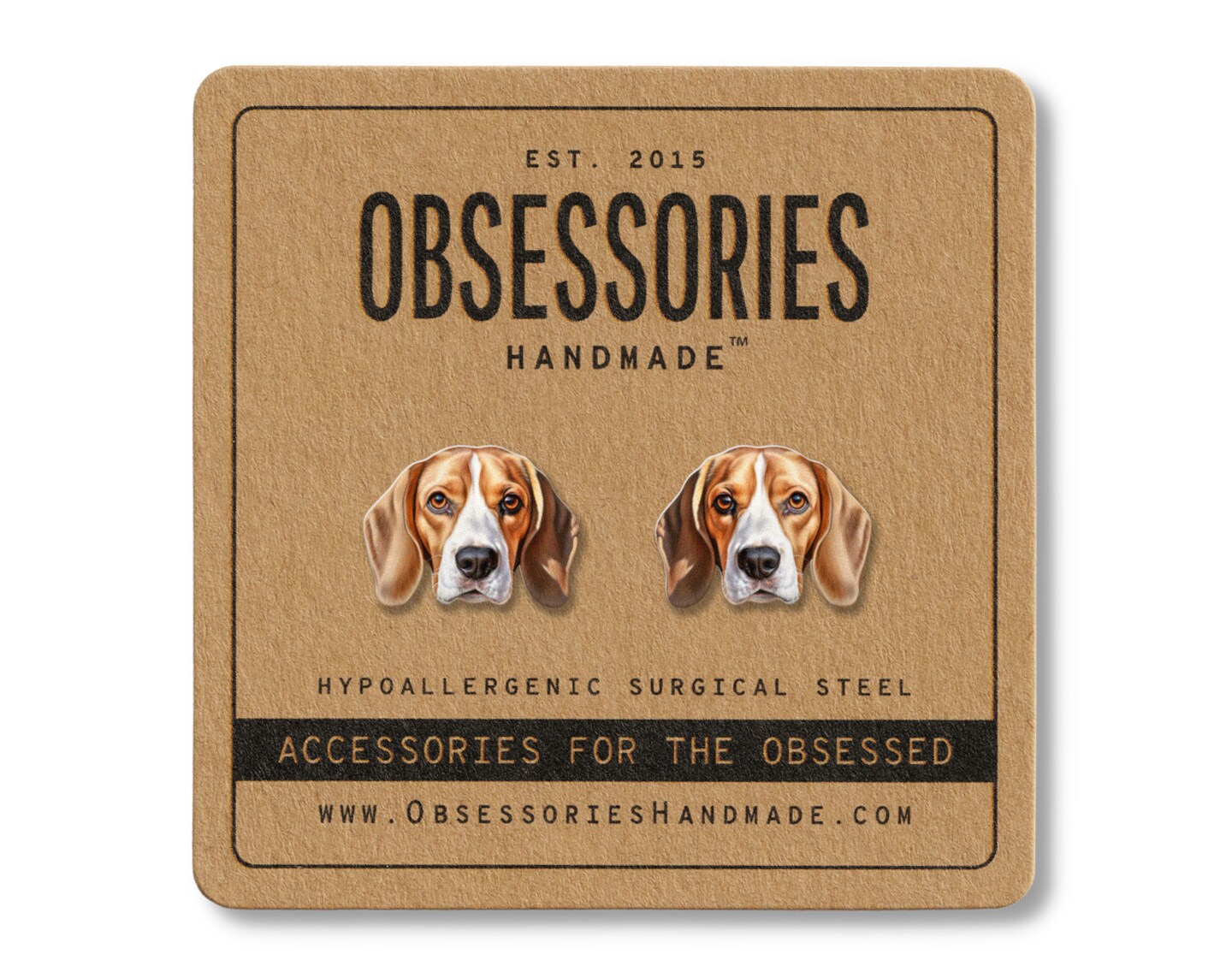 Beagle Earrings Beagle Dog Earrings Dog Stud Earrings Beagle Jewelry Beagle Gift For Beagle Mom Gift For Dog Mom Gift For Her Beagle Lover