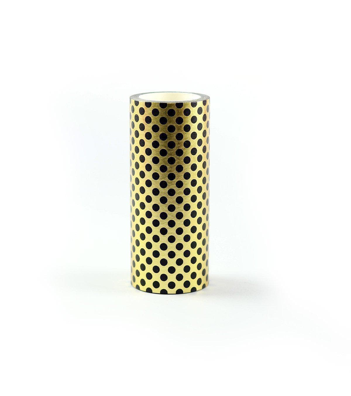 Golden Dots Wide Washi Tape