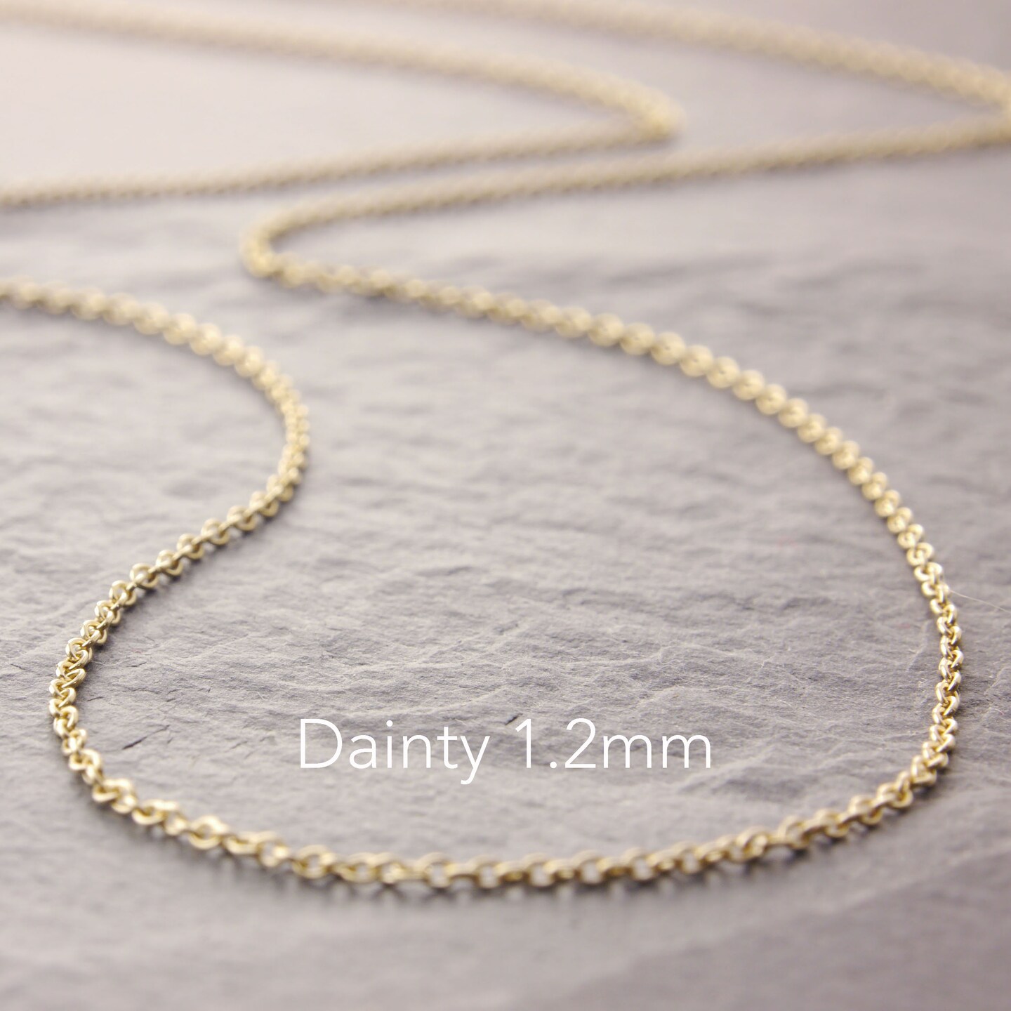 Gold Chain Necklace, 14k gold filled chain, 1.5 to 36 inches, gold 