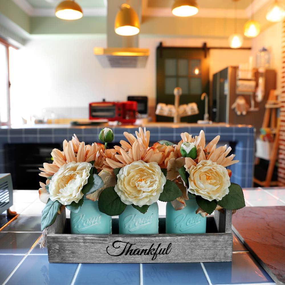 Vintage Mason Jar Centerpiece: Rustic Elegance for Any Occasion