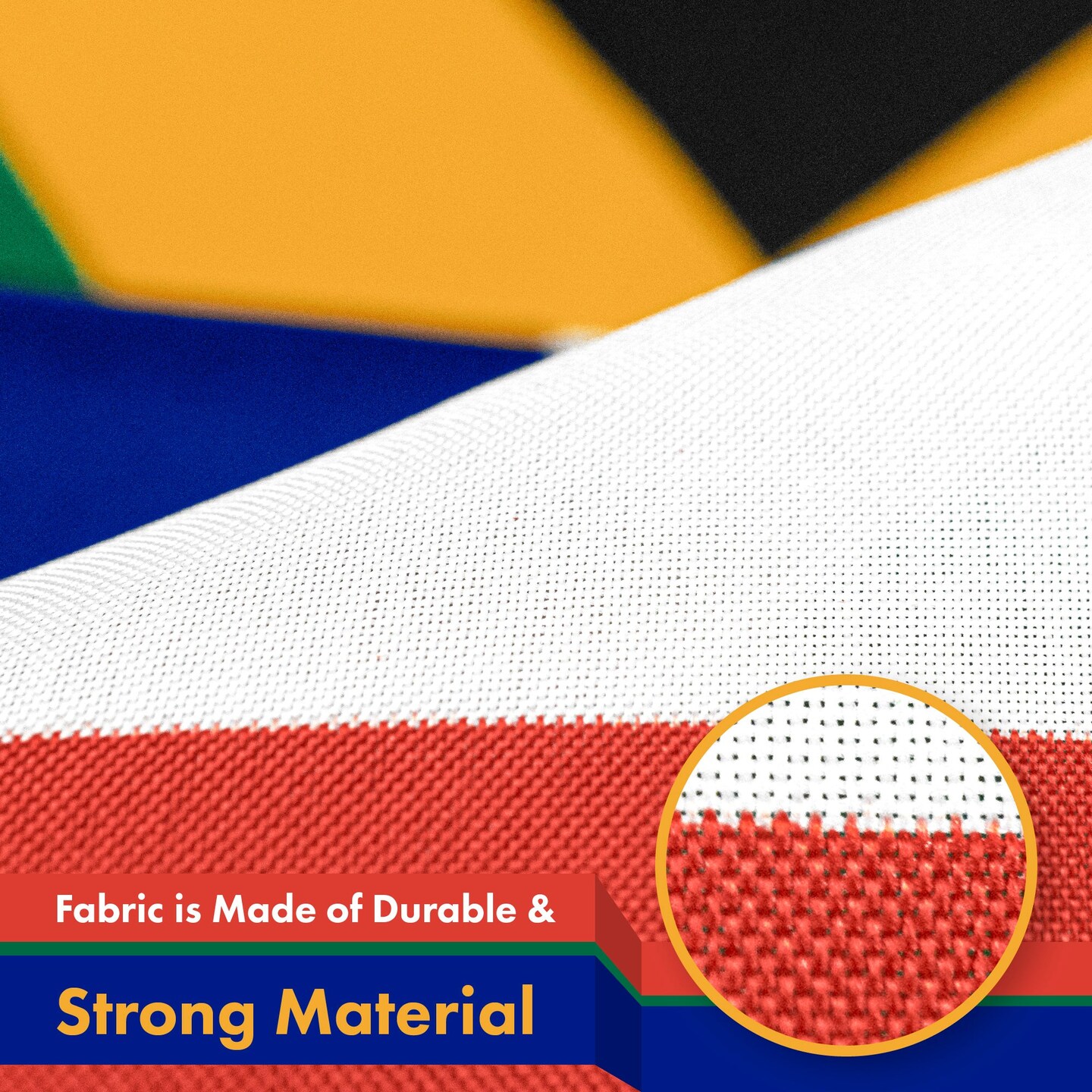 South Africa South African Flag 3x5 Ft 3-Pack 150D Printed Polyester By G128