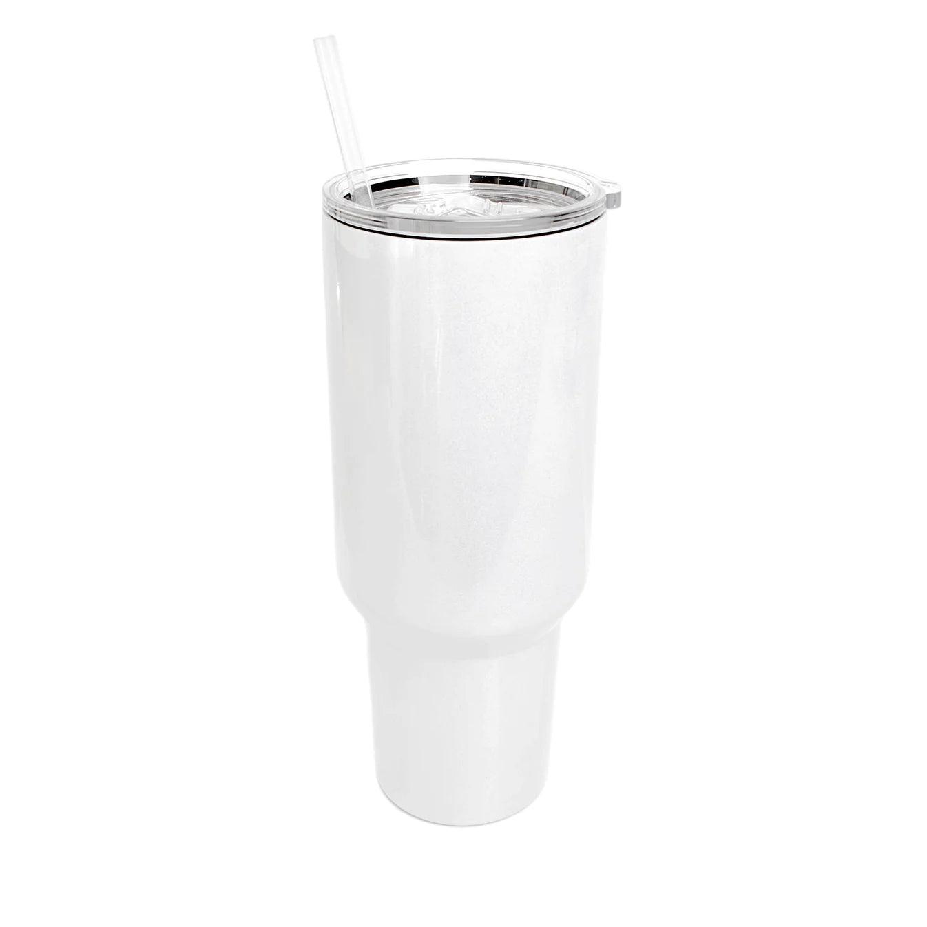 Makerflo 40 oz Glitter Shimmer Sublimation Blank Tumbler with Lid and Straw | Craft-Ready for DIY Gifts &#x26; Personalization (Sublimation, Epoxy, UV DTF, Vinyl, and Laser Engraving)