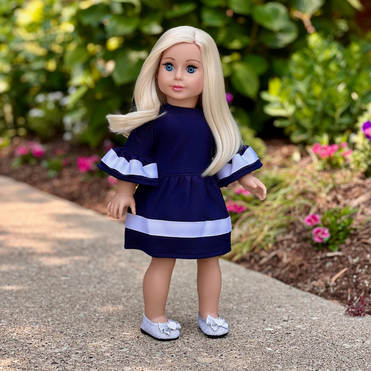 Navy Blue 18 inch doll dress MakerPlace by Michaels