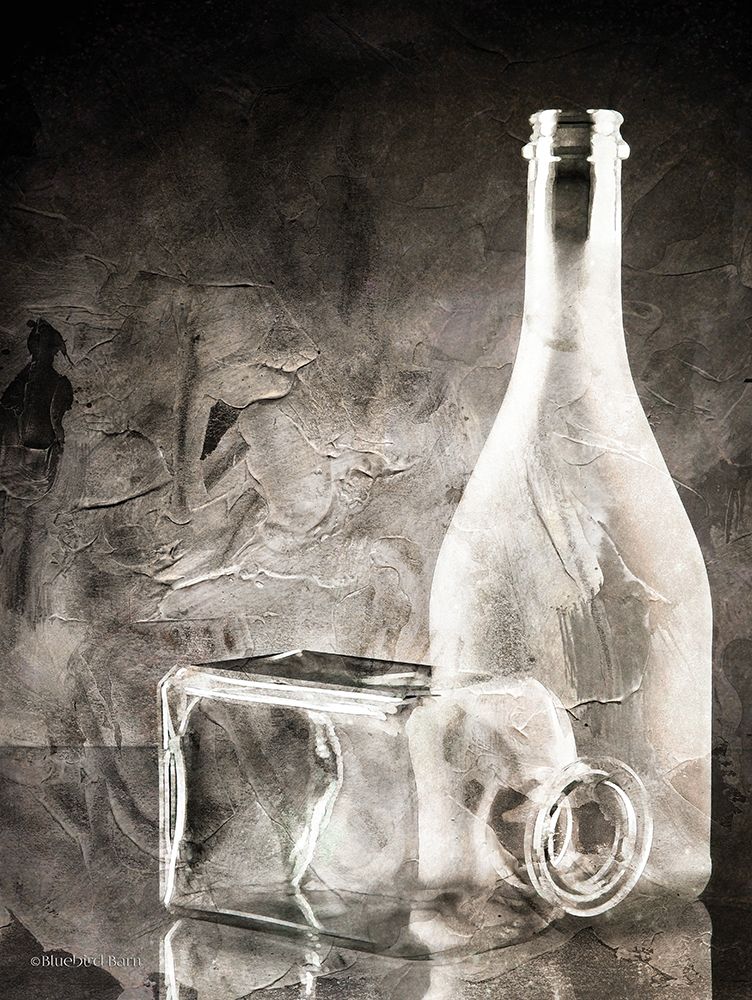 Moody Gray Glassware Still Life Poster Print by Bluebird Barn Bluebird Barn - Item # VARPDXBLUE180