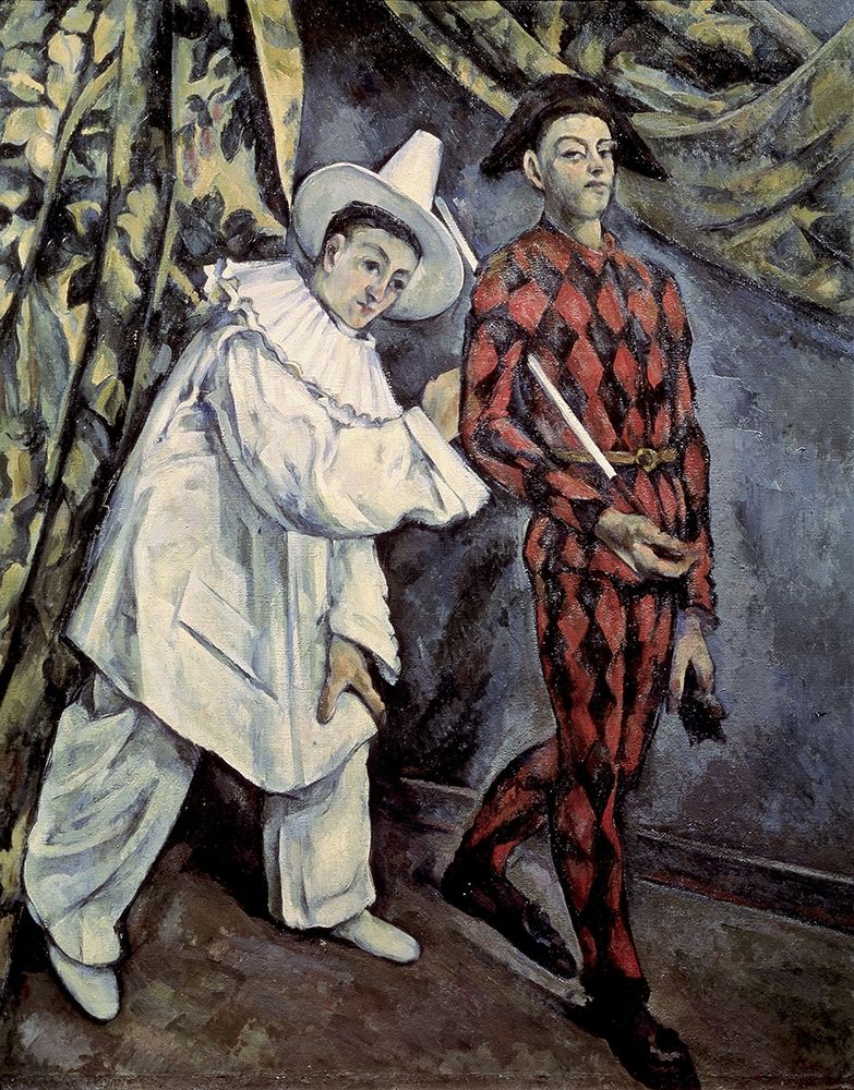 Pierrot and Harlequin (Mardi Gras), 1888 Poster Print by Paul Cezanne - Item # VARPDX281847