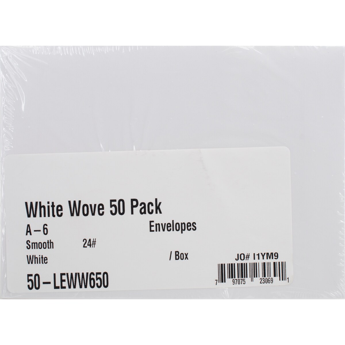Leader A6 Envelopes (4.75&#x22;X6.5&#x22;) 50/Pkg-White