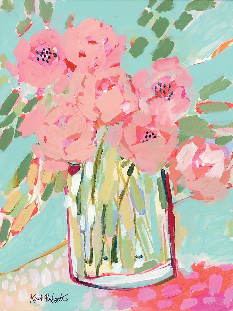 Hot Pink Summer Poster Print by Kait Roberts # KR663