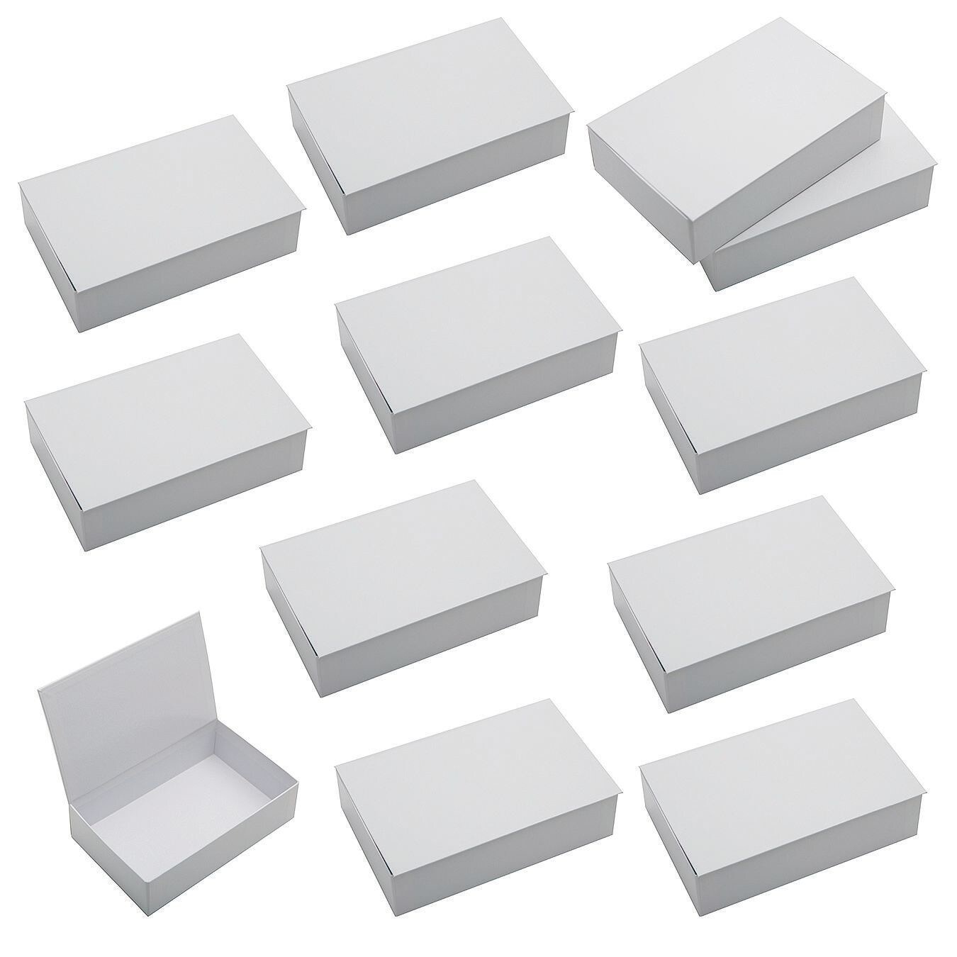 Color-Me&#x2122; Flip-Top Boxes, 8-1/2&#x22;L (Pack of 12)