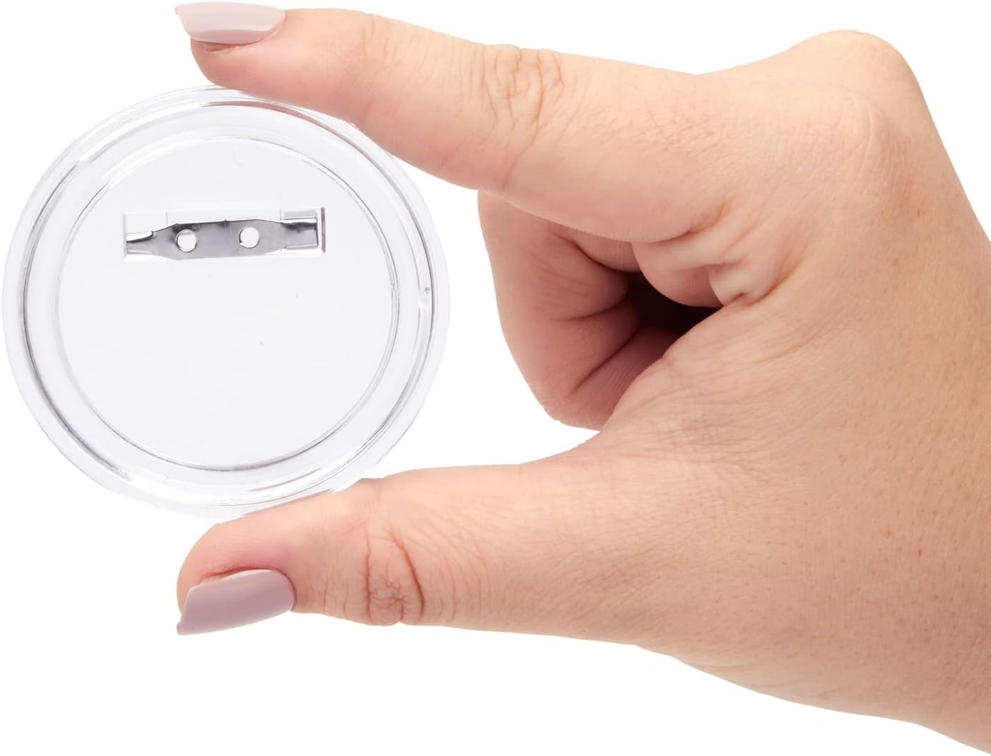 36 Pack Make Your Own Blank Button Pins for DIY Crafts (2.25 in)