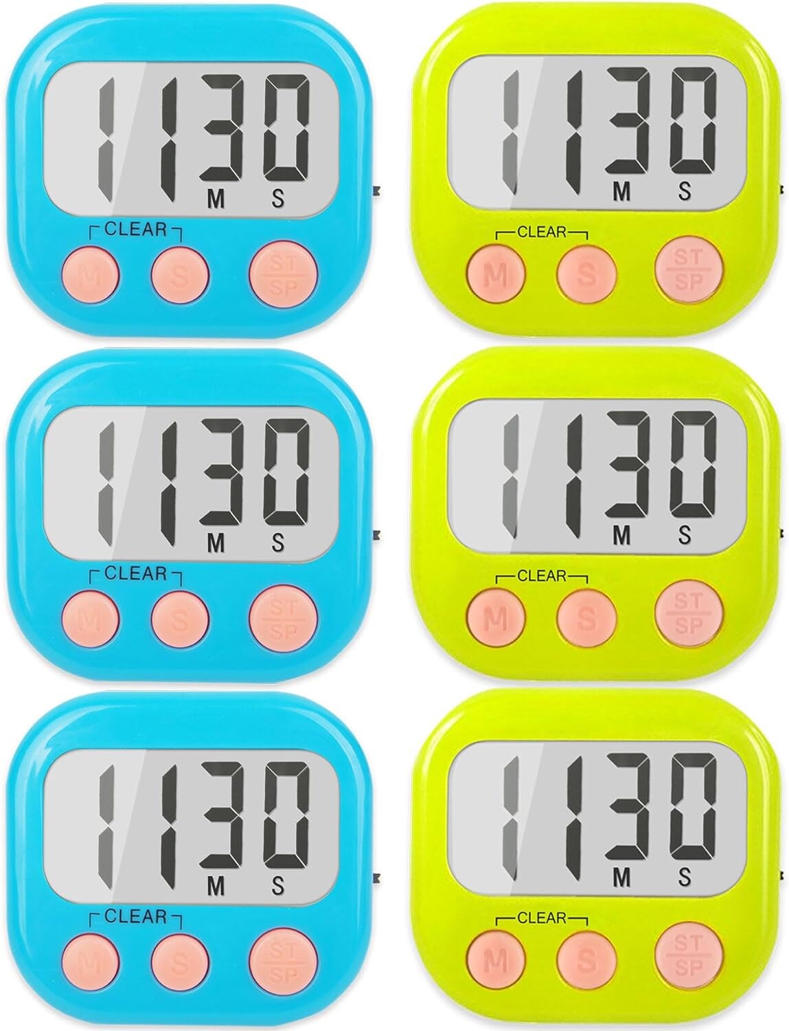 Classroom Timers for Teachers Kids Large Magnetic Digital Timer 2 Pack ...