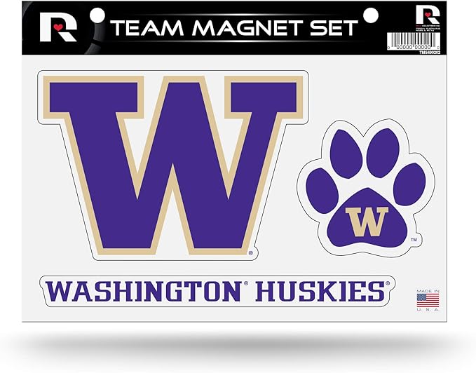 Washington Die Cut Team Magnet Set Sheet, 8.5 x 11&#x22;