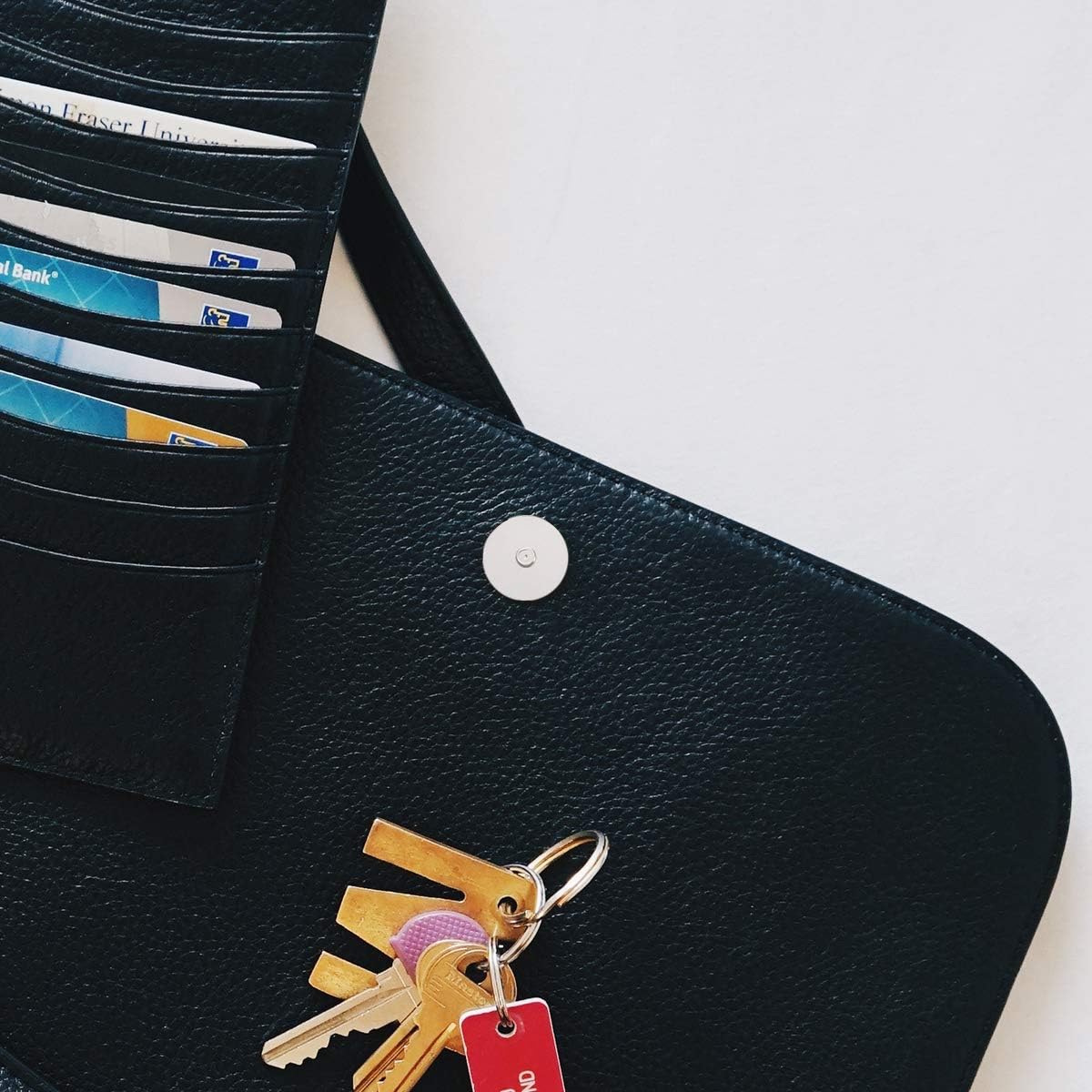 10 Sets Bronze Sew in Magnetic Bag Clasps Button Snaps Tone Purse for Closure Handbag Clothes Sewing Craft No Tools Required Plum Blossom 19mm (Bronze)