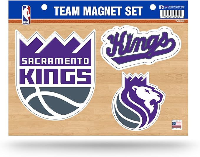 Kings Die Cut Team Magnet Set Sheet, 8.5 x 11&#x22;