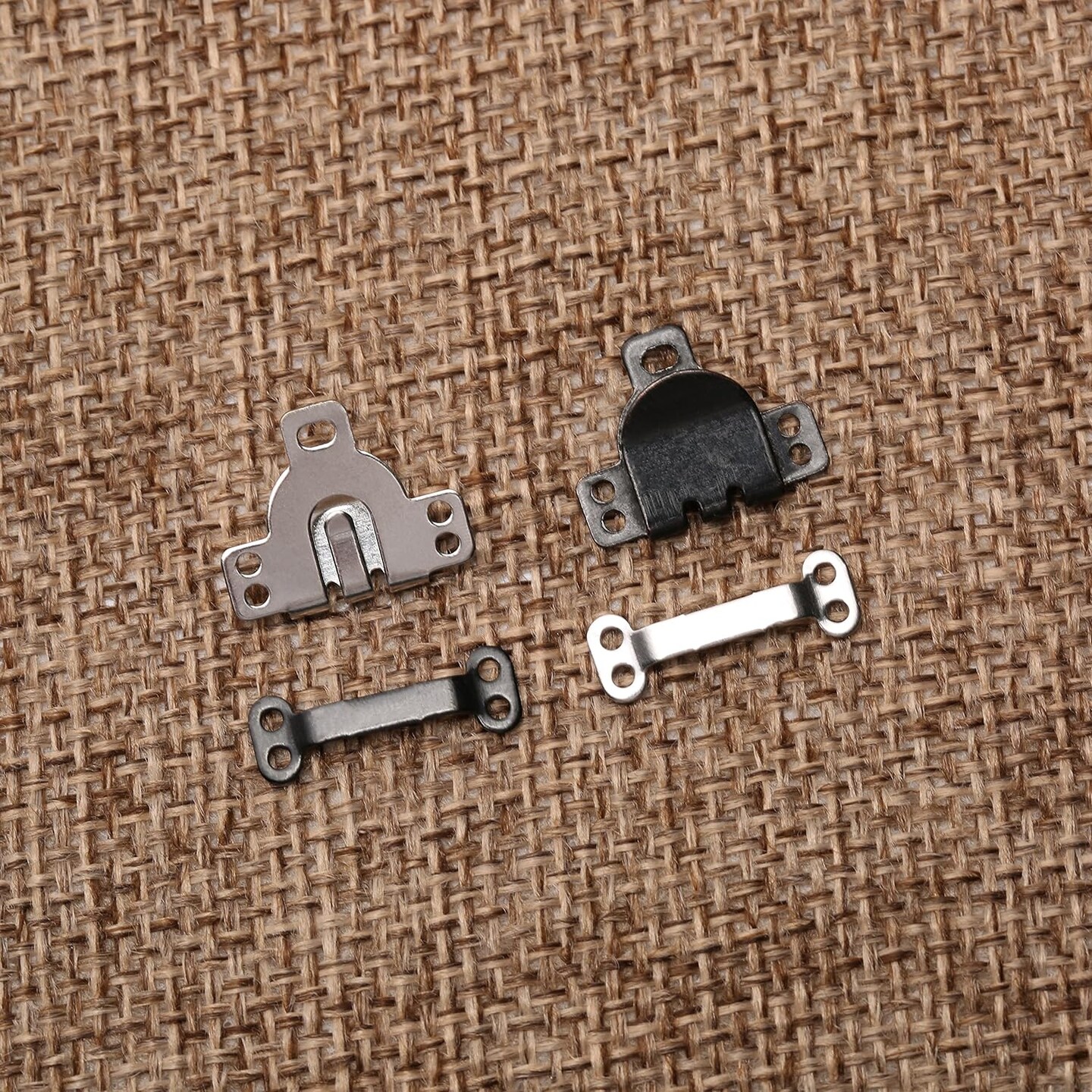60 Set Sewing Hooks and Eyes Closure for Bra Trousers Skirt Dress and Sewing DIY Craft,3 Colors