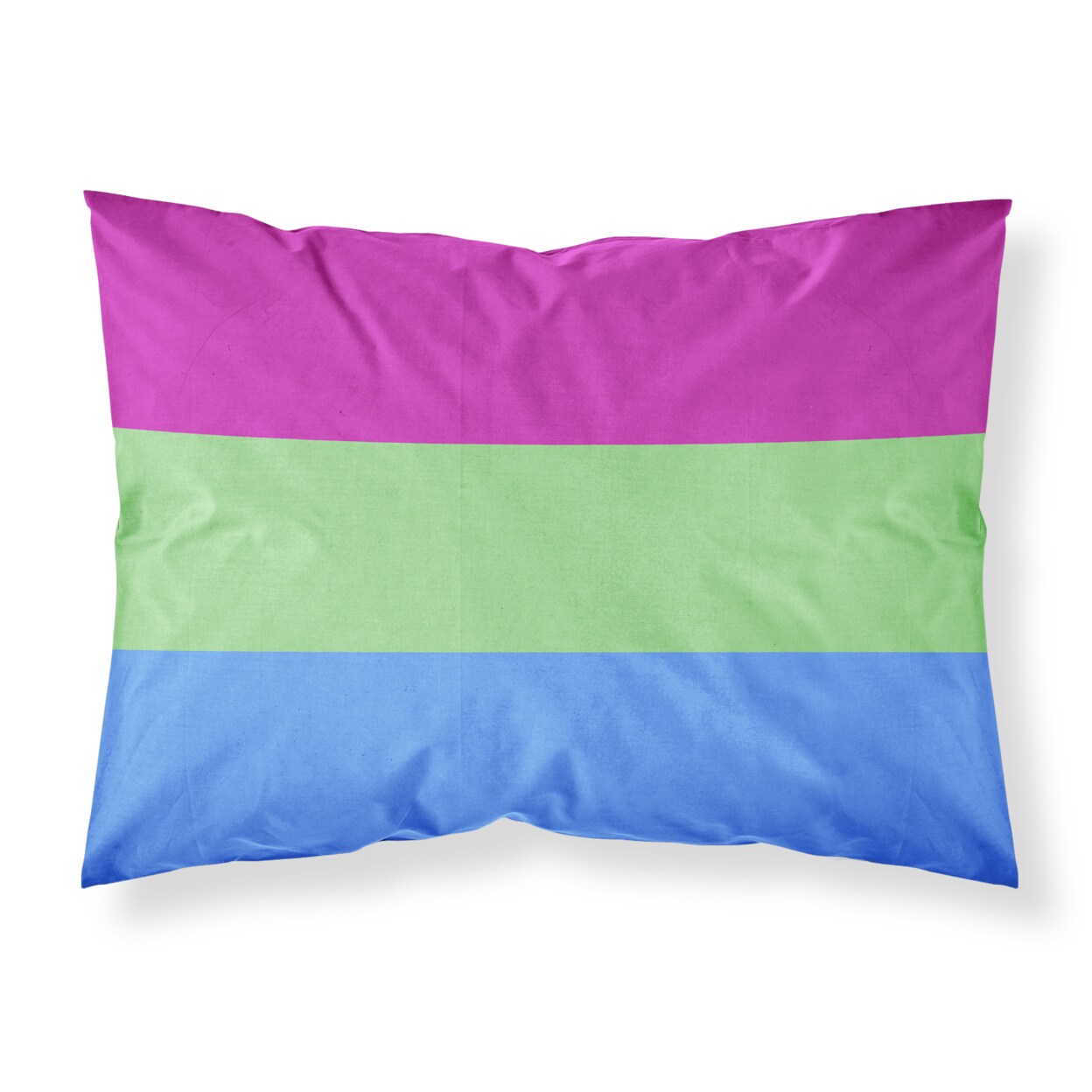 Caroline's Treasures Polisexual Pride Fabric Standard Pillowcase