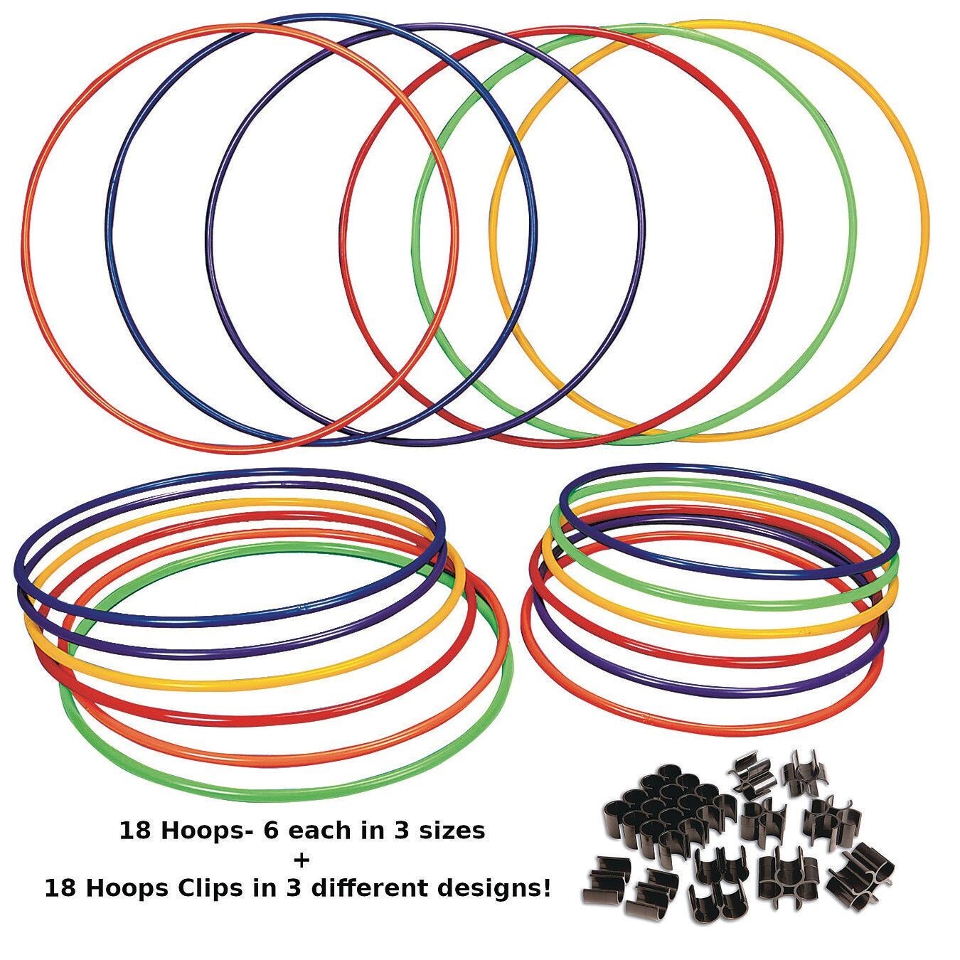 S&#x26;S Worldwide&#xAE; Economy Hoops and Hoop Clips Easy Pack