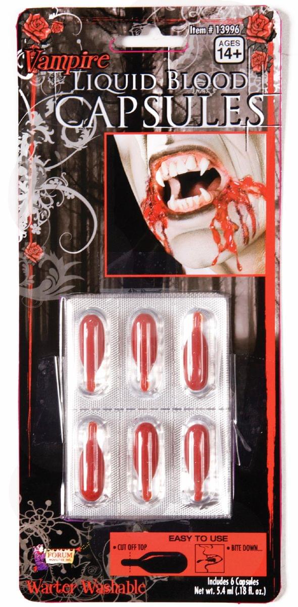 Liquid Costume Blood Capsules Kit