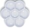 Piatto fondo in ceramica con stampa floreale sottosmaltata da 8 pollici Piatto fondo in ceramica con stampa floreale sottosmaltata da 8 pollici