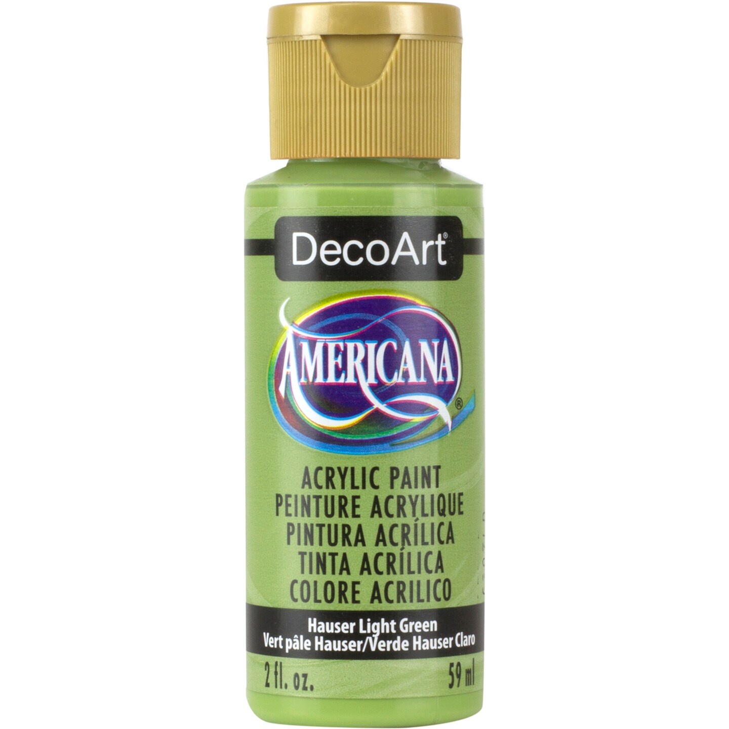 DecoArt Americana Acrylic Color, 2 oz., Hauser Light Green