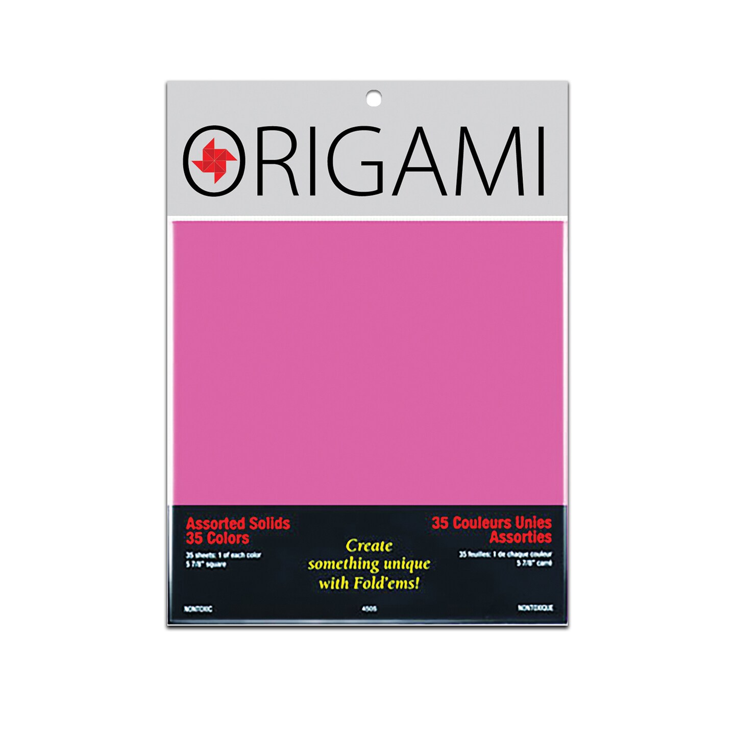 Yasutomo Origami Paper, 5-7/8&#x22; Square, Assorted, 35/Pkg.