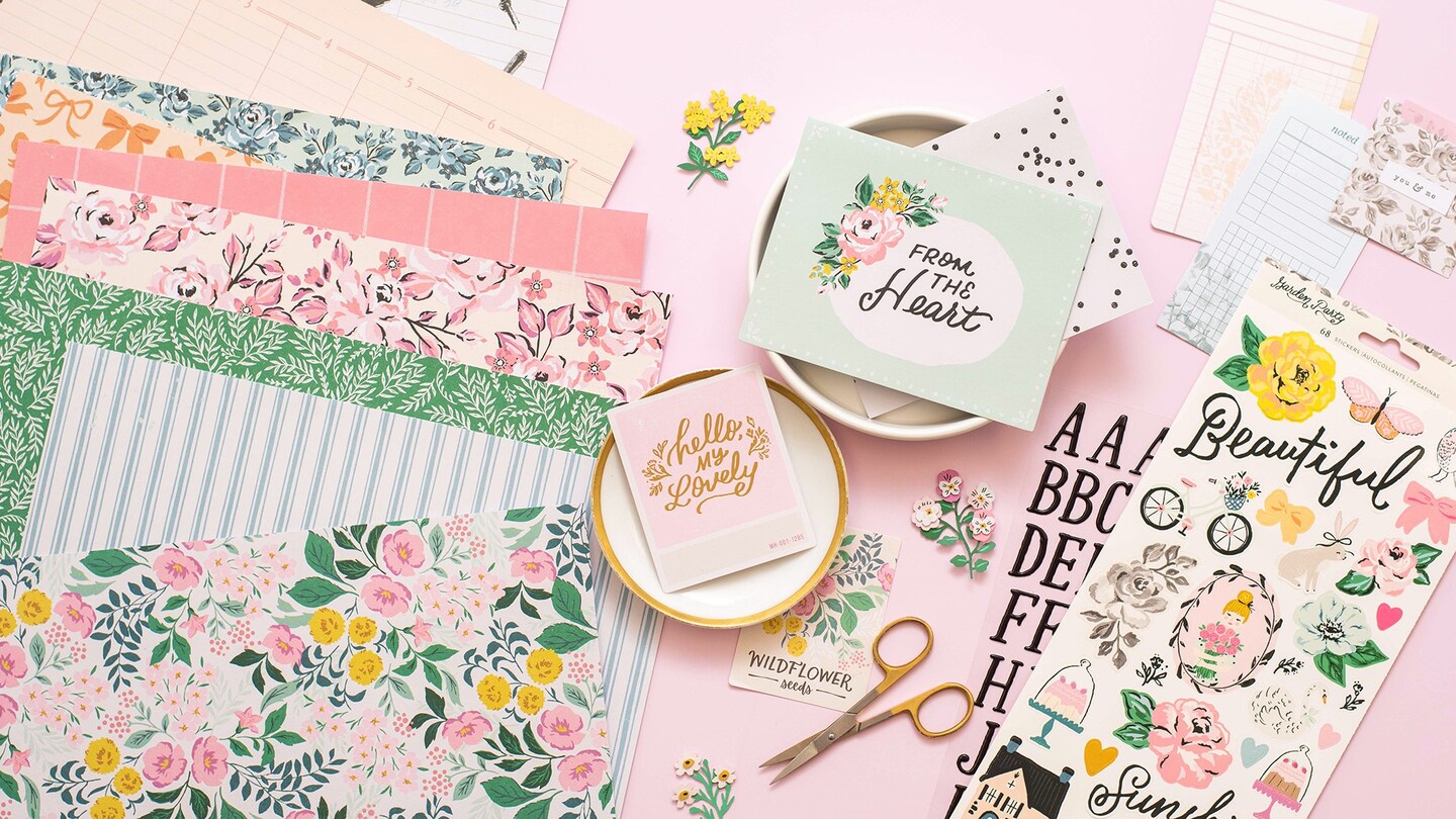 American Crafts A2 Cards W/Envelopes (4.375"X5.75") 40/Box-Maggie Holmes Garden Party