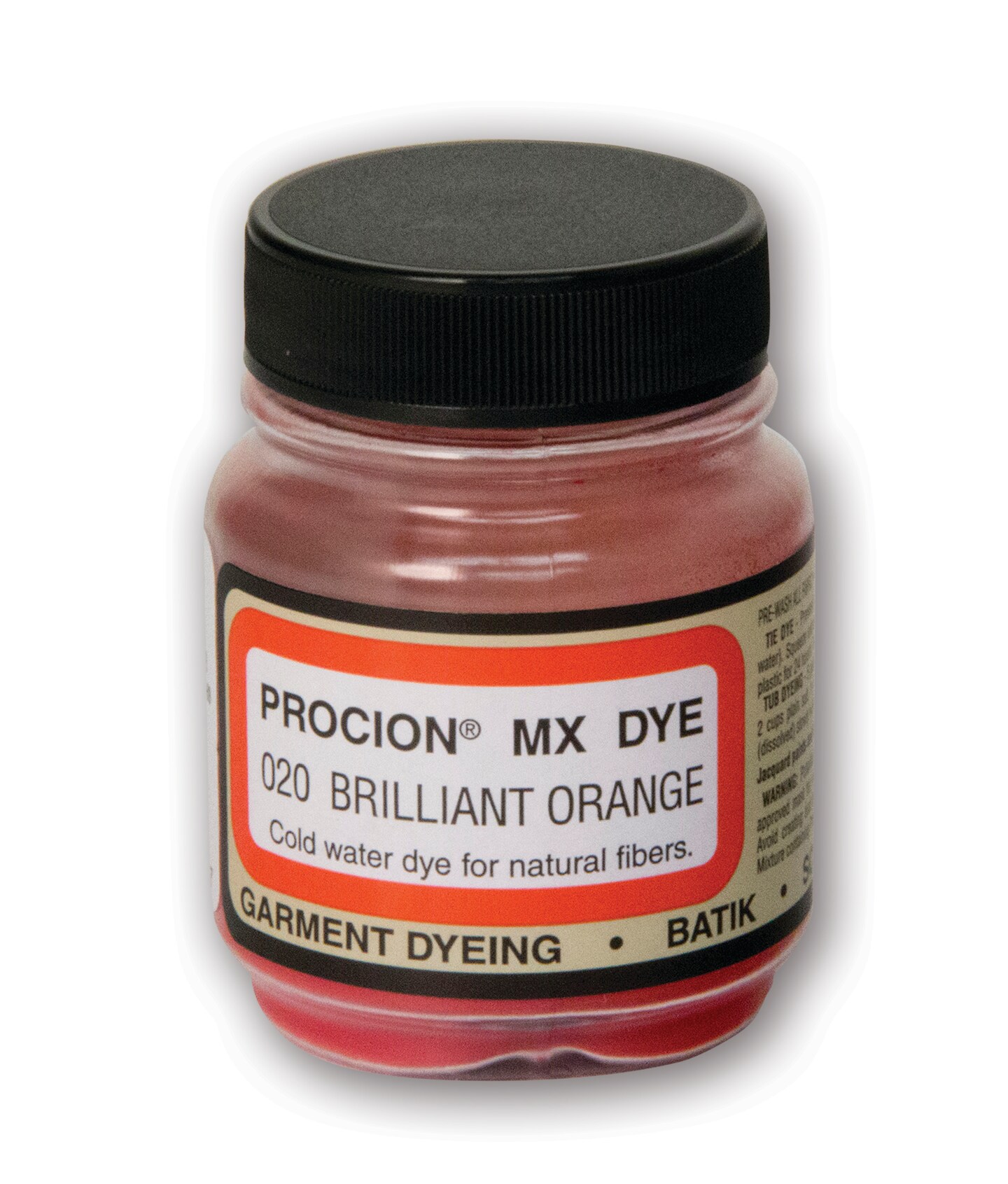 Jacquard Procion MX Fiber Reactive Dye, Brilliant Orange