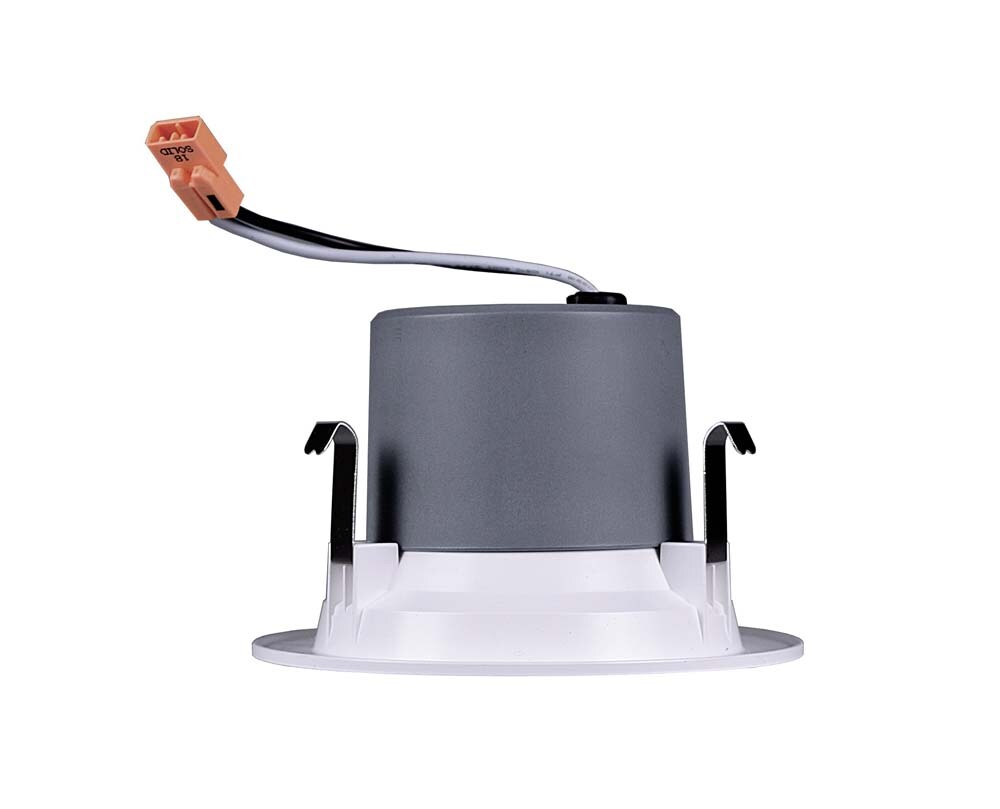 NICOR 4in. LED Downlight 644Lm 2700K in Black Round Recessed Light