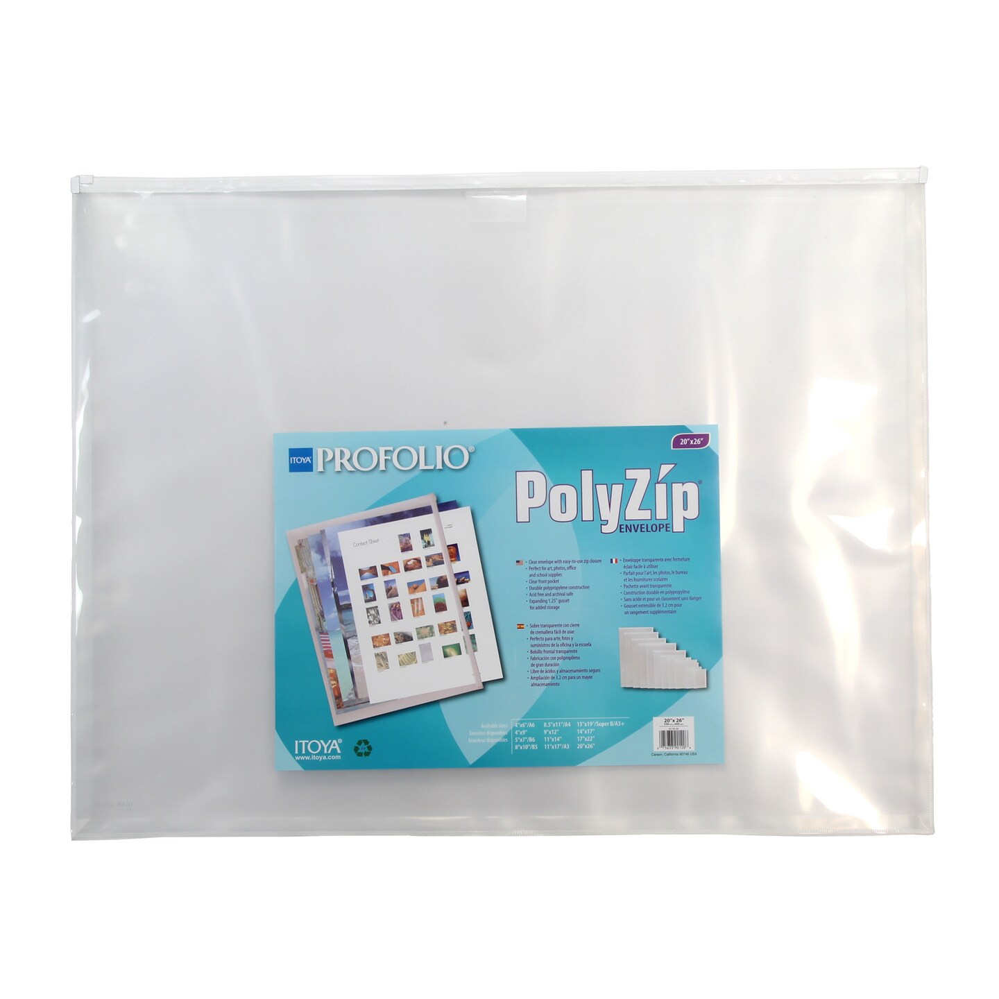 Itoya Art Profolio PolyZip Envelope 4x6