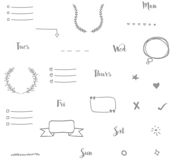 Fun Stampers Journey Check It Clear Stamps