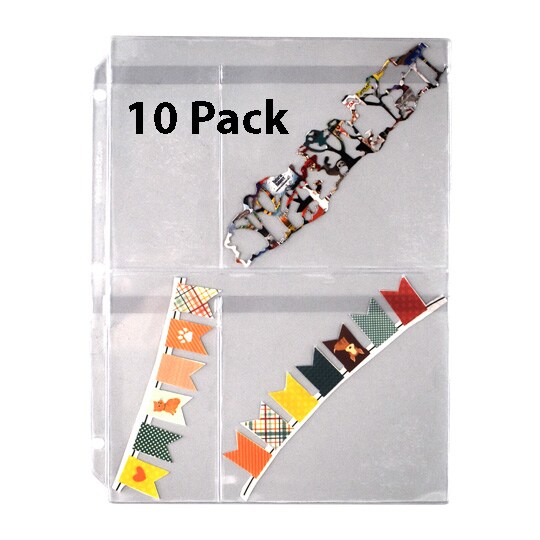 Multi-Size Pocket Binder Page with Flaps - Scrapbooking, Cardmaking, and Papercrafting