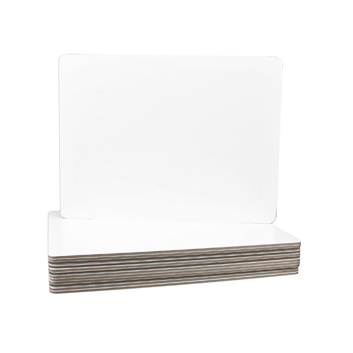 Dry Erase Board Lap Boards - 12x18 Inches, Unframed, Pack Of 12, Great For Practice, Doodling & Learning - View #7