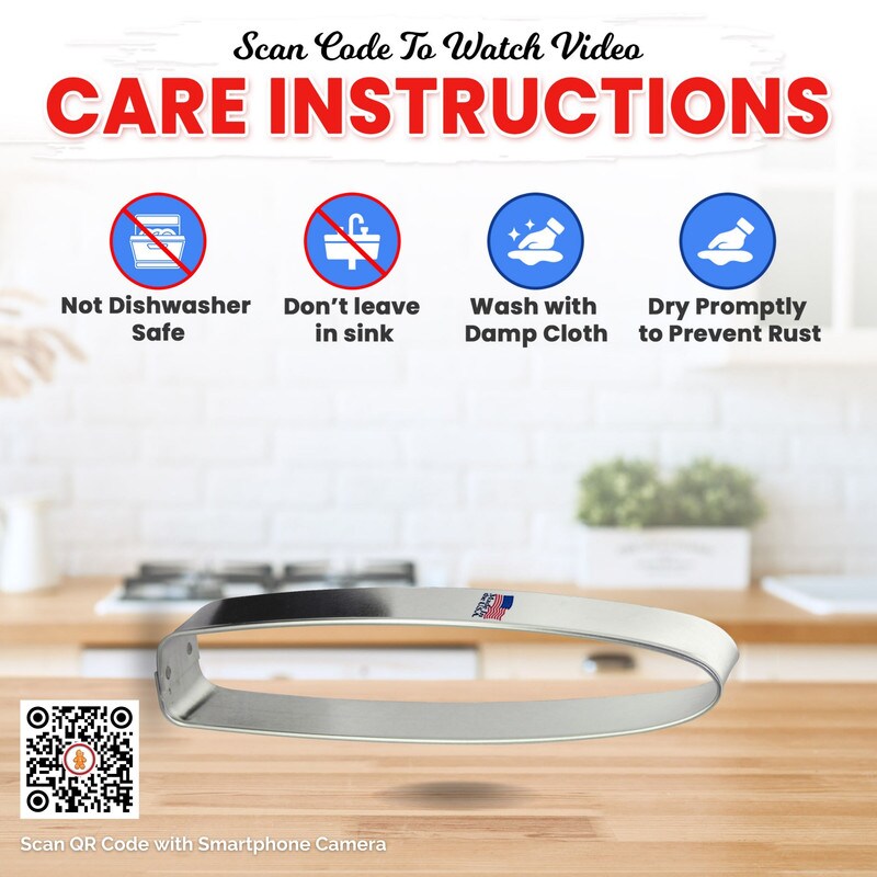 CookieCutter.Com Cookie Cutters Cigar Cookie Cutter 4.75 in by 1 in, Tin Plate Steel, Handmade in USA