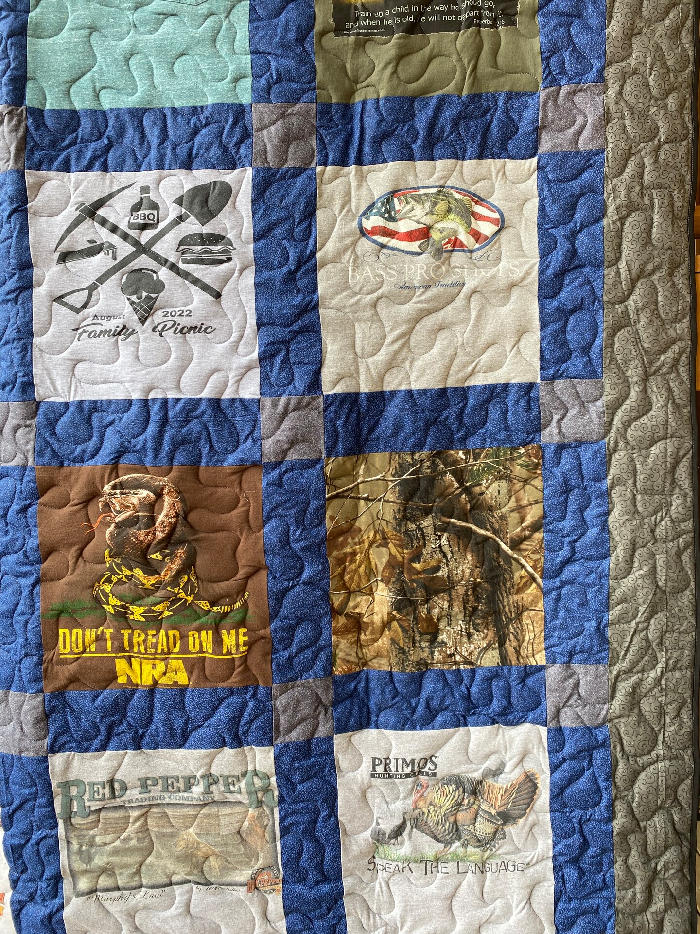 T-Shirt Quilt - Queen Size with 20 shirts! | MakerPlace by Michaels