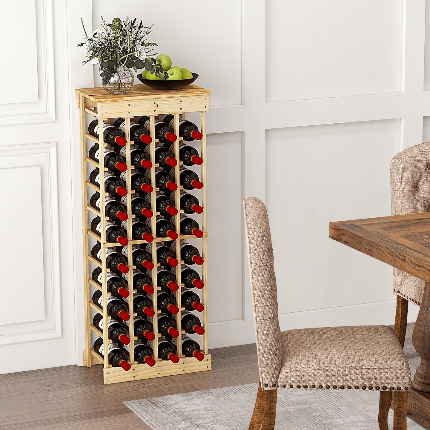 40 Bottles Modular Wine Rack