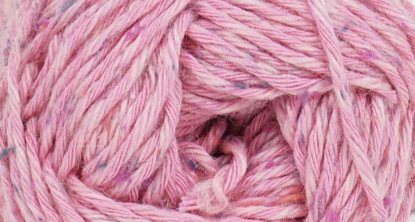 Tatamy Tweed Worsted Cotton Blend Yarn by Kraemer Yarns - #1216 Carnation