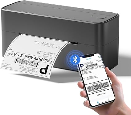 Phomemo® Bluetooth Thermal Label Printer, 241BT 4X6 Wireless Shipping Label Printer for Small Business