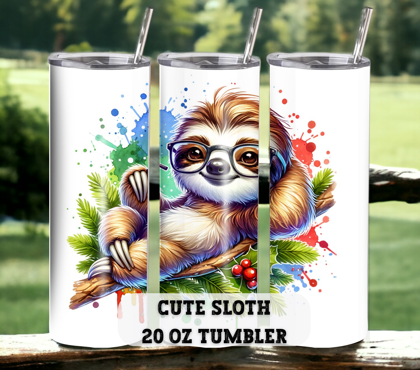 Cute Sloth 20 oz Tumbler | MakerPlace by Michaels