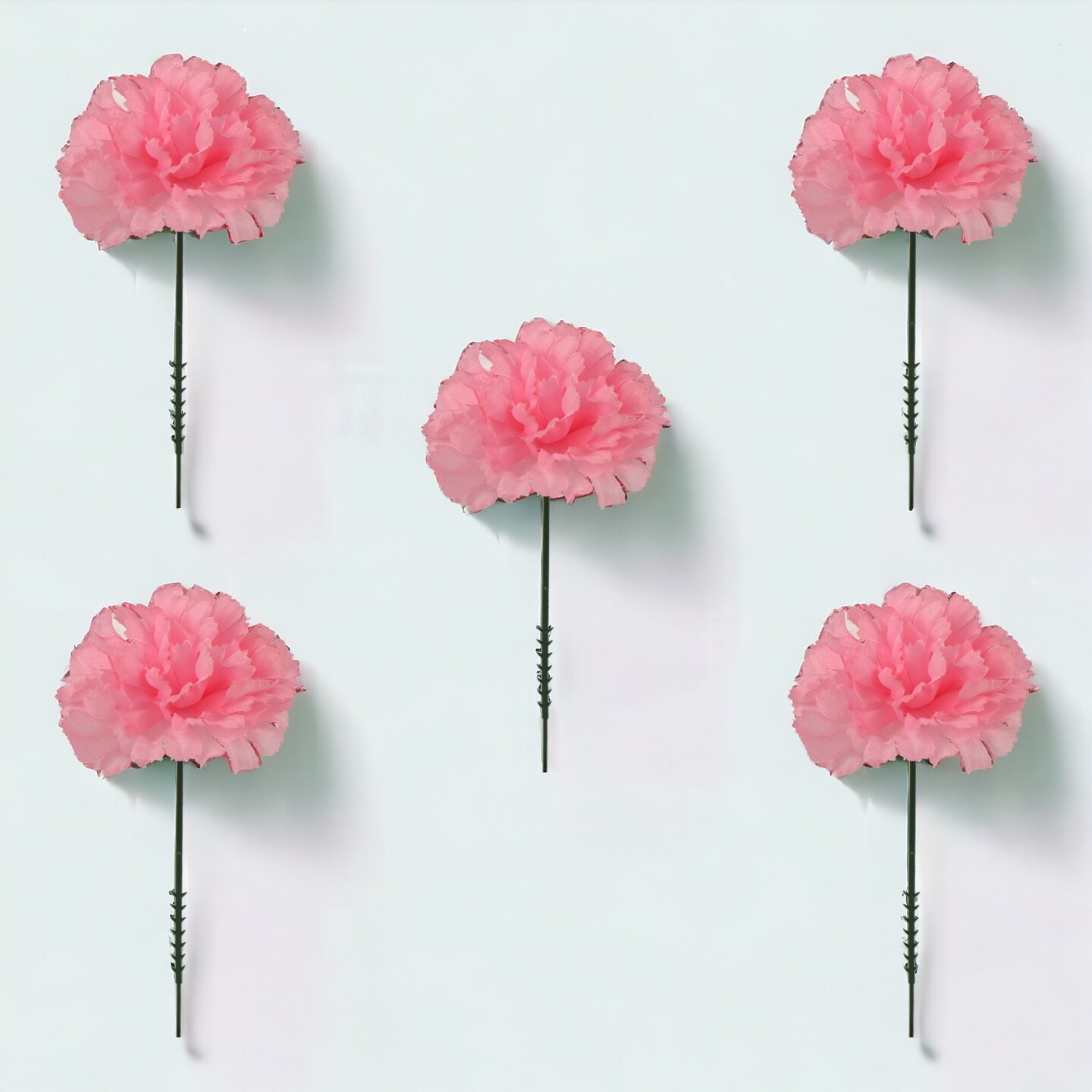 100-Pack: Pink Carnation Picks, 5&#x22; Stems, 3.5&#x22; Wide by Floral Home&#xAE;