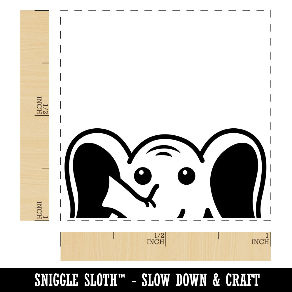 Peeking Elephant Self-Inking Rubber Stamp Ink Stamper | Michaels