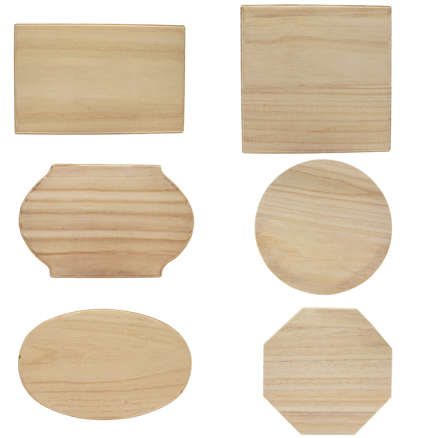 Set of Wooden Plaques DIY Crafts Blanks Unfinished | Michaels