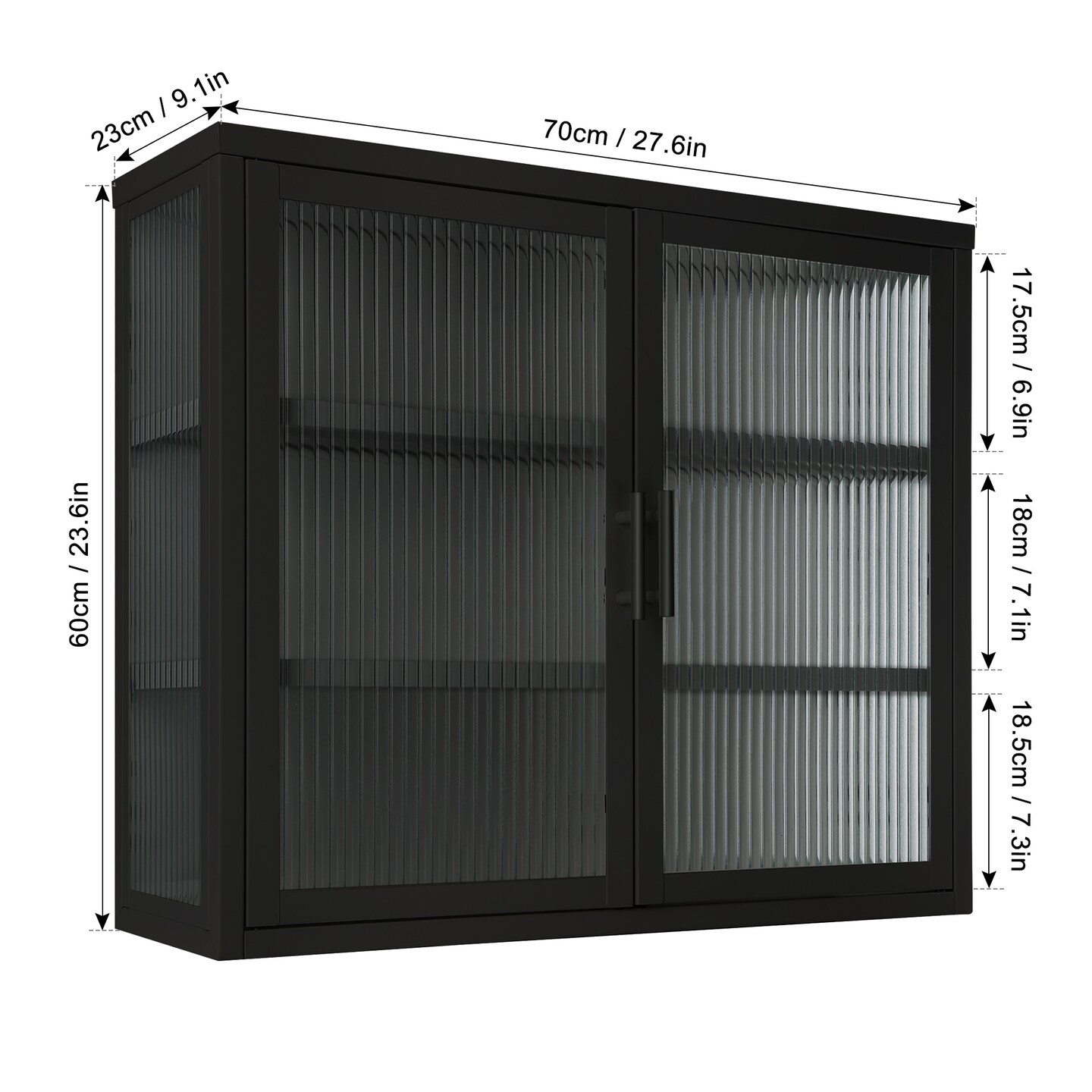Retro Haze Wall Cabinet - 43.43 | Stylish Space Elevator