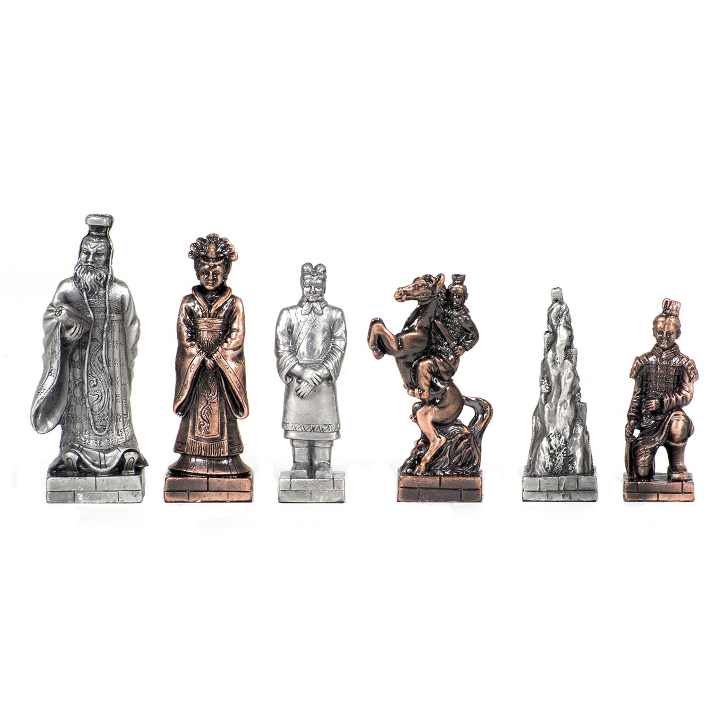 Pewter sale chinese chess set