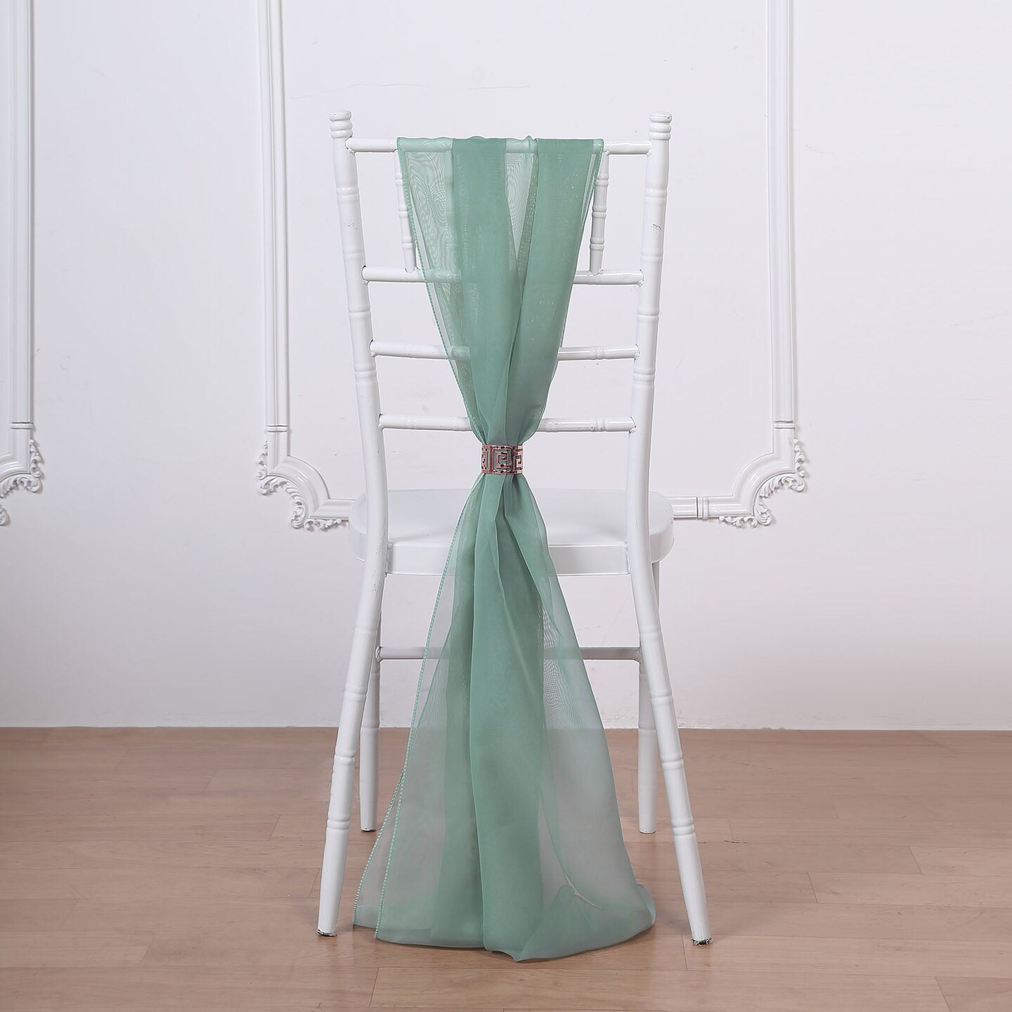 Extra Wide Premium Chiffon Chair Sashes Wedding Party Decor
