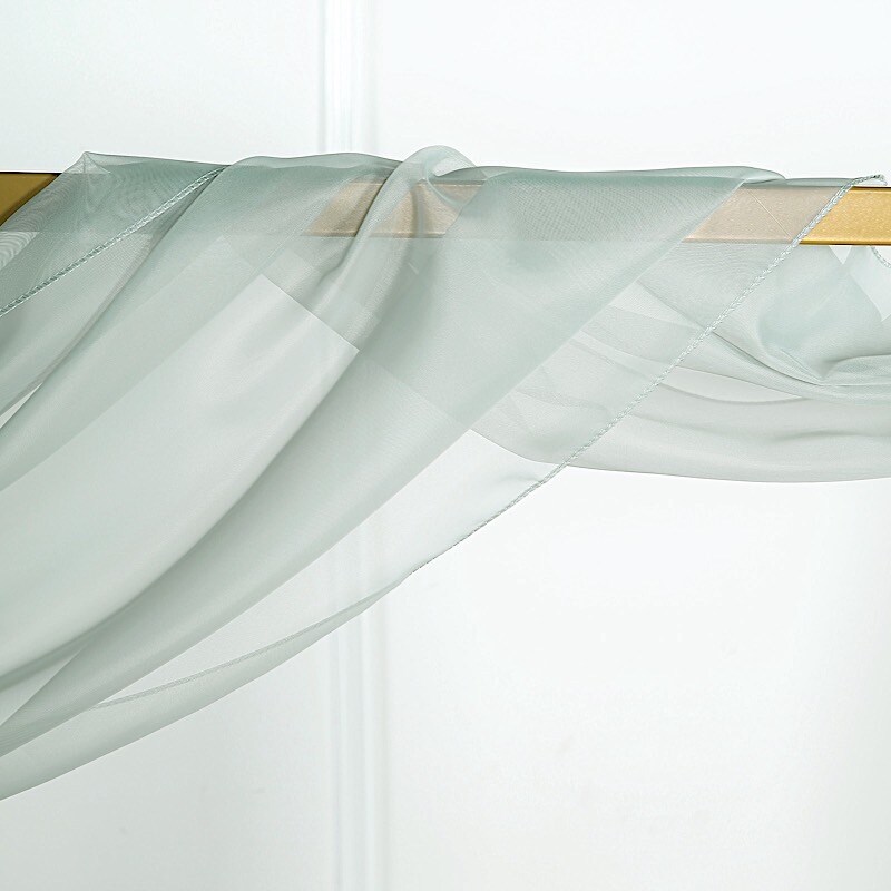 18 feet Sheer Organza CURTAIN Panel BACKDROP Drape