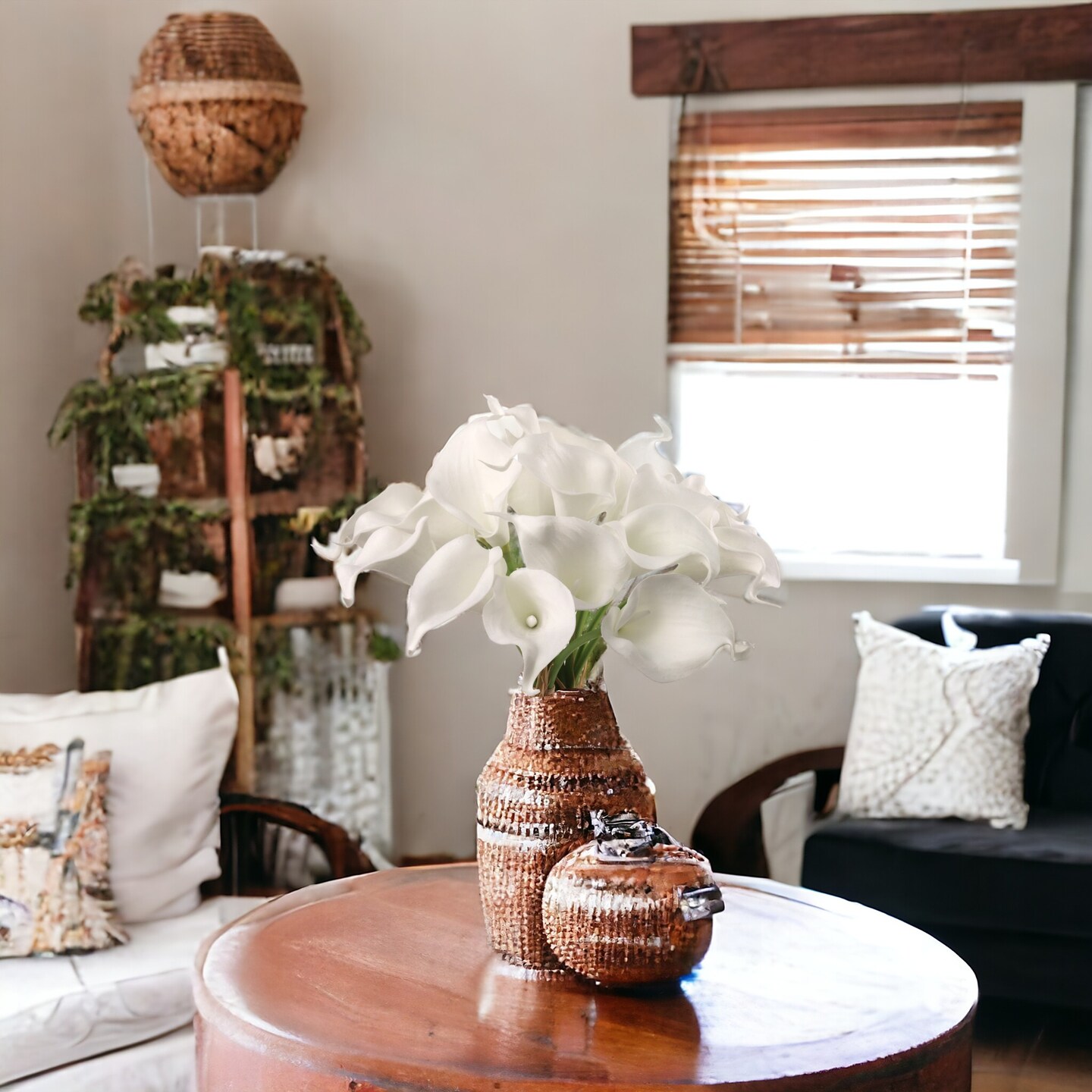 14 Inch Real Touch Artificial White Calla Lily - 12-Pack, Faux Flowers, Elegant Decor - Perfect for Weddings, Receptions - Timeless Elegance, Floral Home by Artificial Flowers