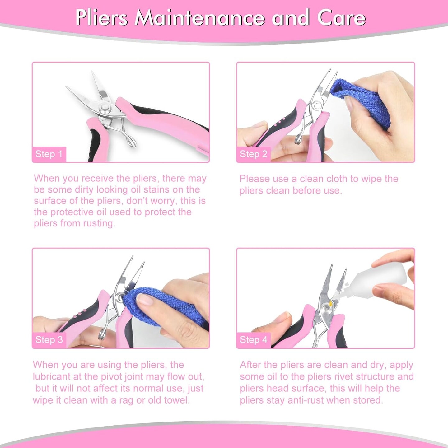 Jewelry Pliers, Jewelry Making Tools Kit, 8Pcs Micro Jewelry Pliers Set, Bracelet Tool Jewelry Helper, Stainless Steel Tweezers, Mini Pliers for Jewelry Making Supplies DIY Crafting Beading Repairing