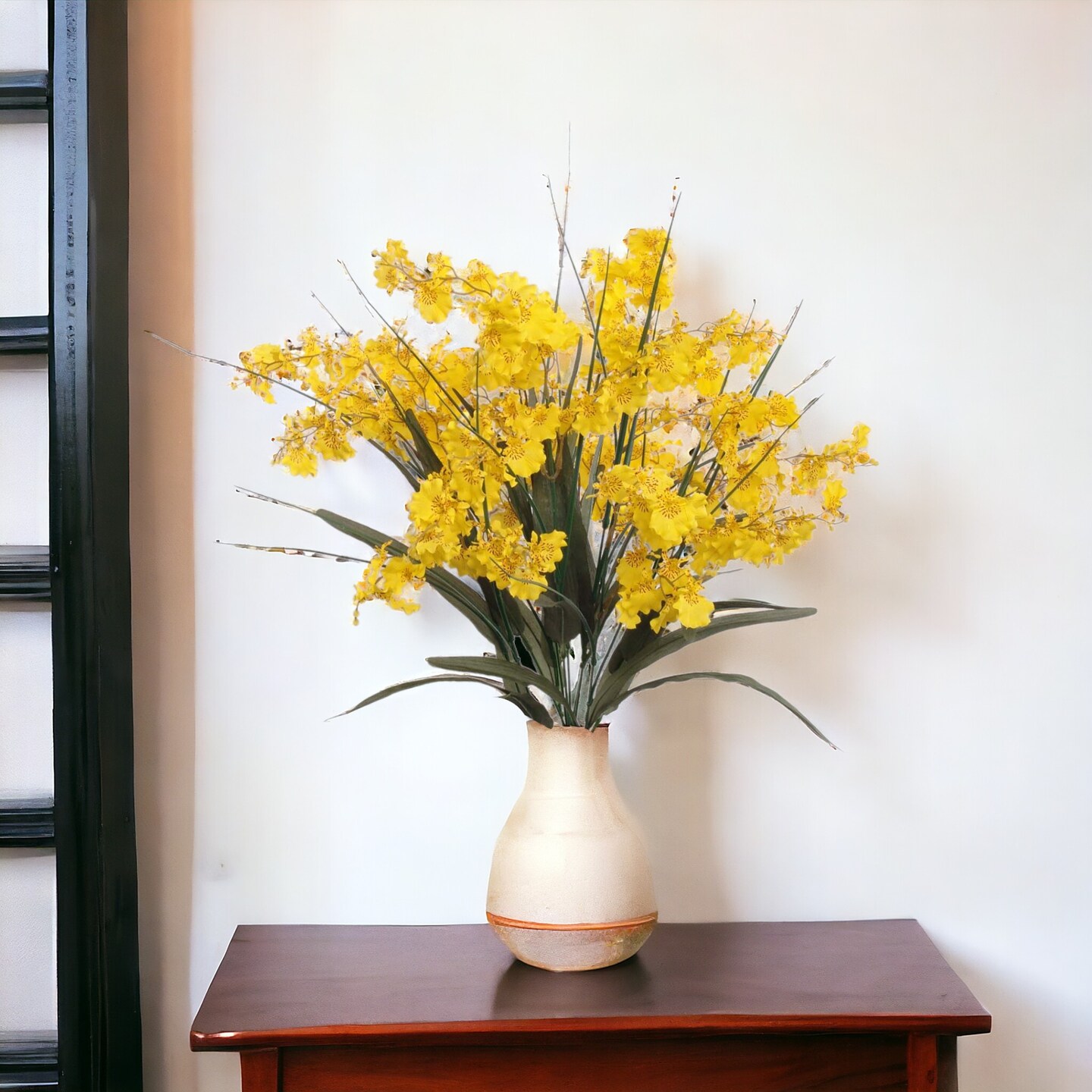 12-Pack: Dancing Orchid Bush with Silk Flowers &#x26; Foliage, Floral Home by Artificial Flowers